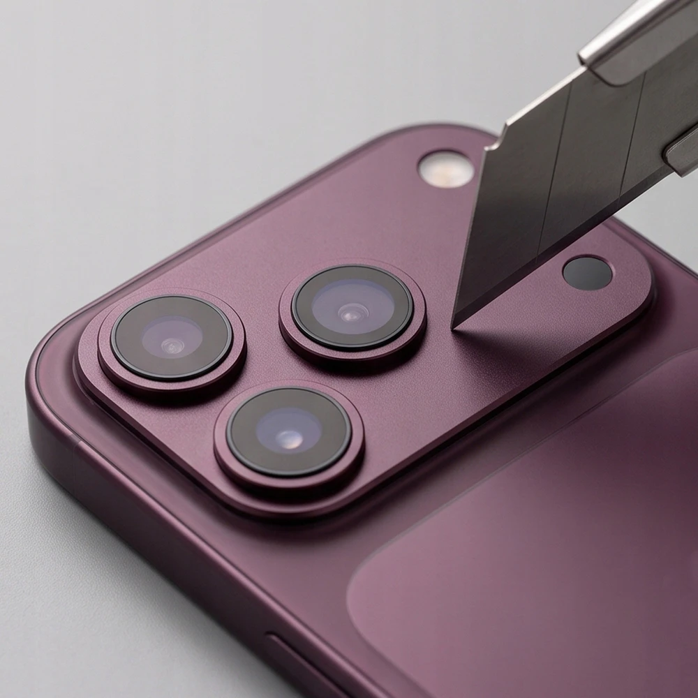 TECH-PROTECT CAMALLOY FIT+ IPHONE 18 PRO BURGUNDIJA fotoaparato apsauga