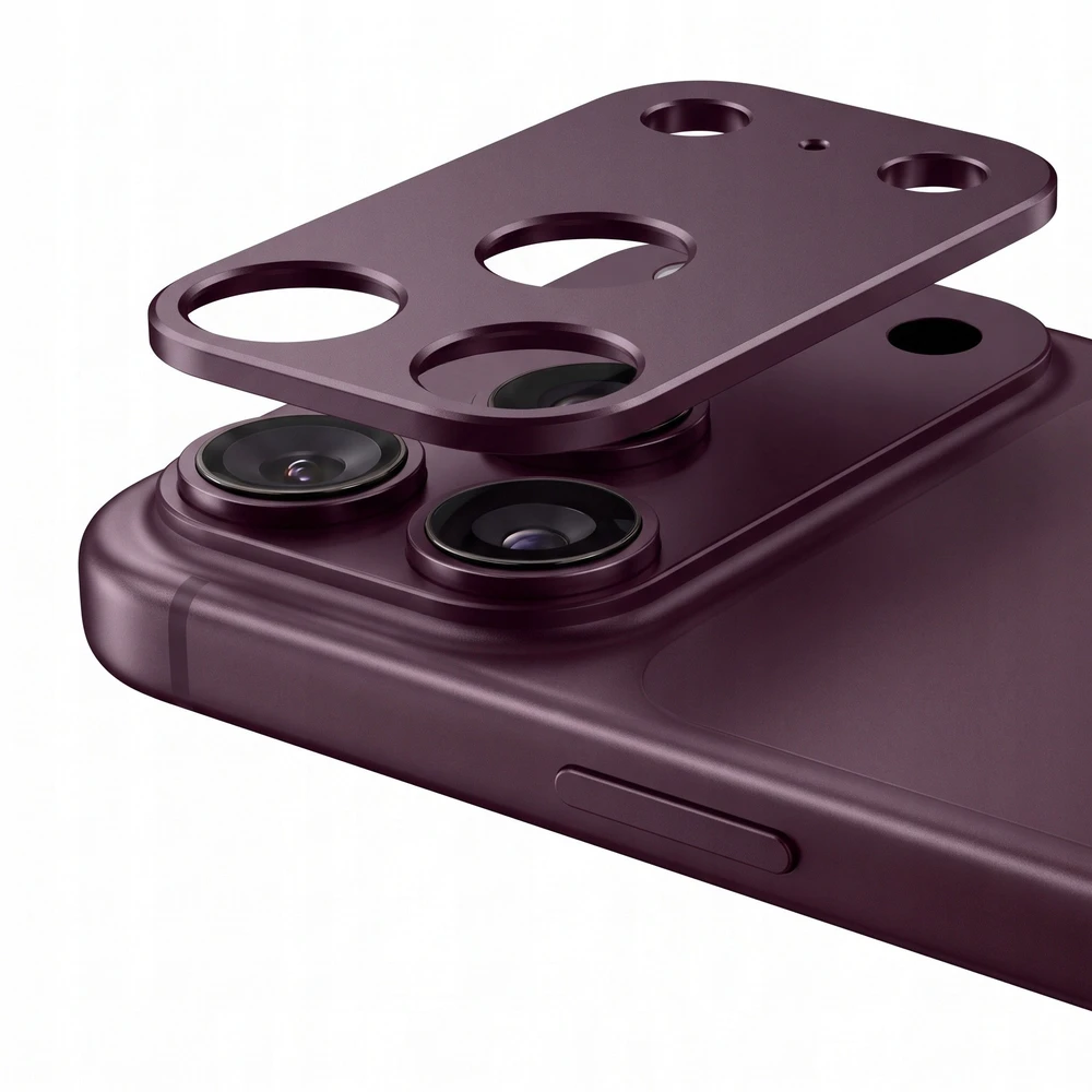 TECH-PROTECT CAMALLOY FIT+ IPHONE 18 PRO BURGUNDIJA fotoaparato apsauga