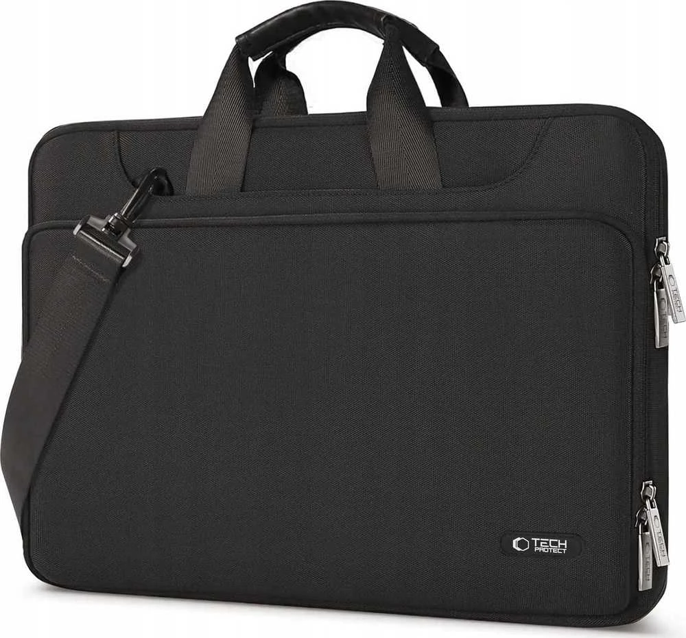 15-16 Tech-Protect Pocket Nešiojamas kompiuteris Bag - Juodas