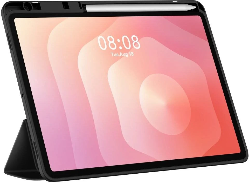 Tech-Protect SmartCase Pen dėklas skirtas Samsung Galaxy Tab S11 11.0 X730 / X736 – juodos spalvos