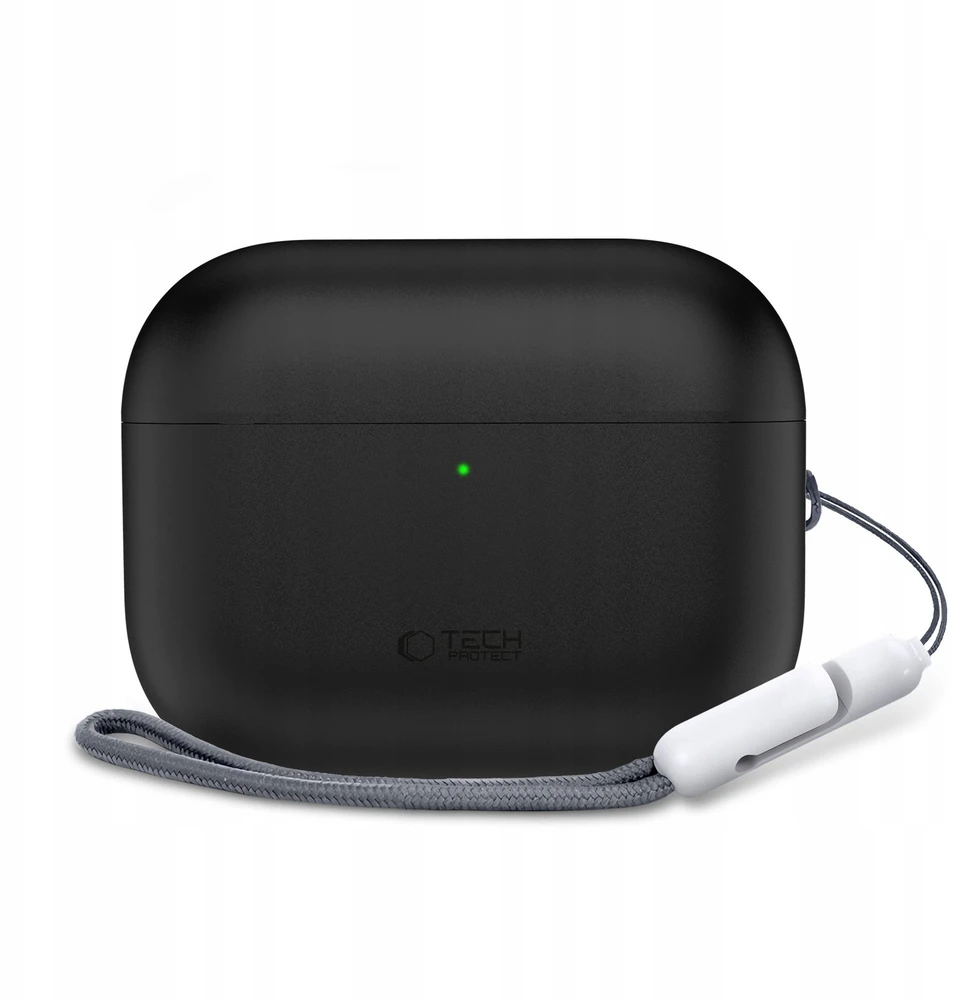 Tech-Protect Silikoninis dėklas for AirPods Pro 3 - Juodas