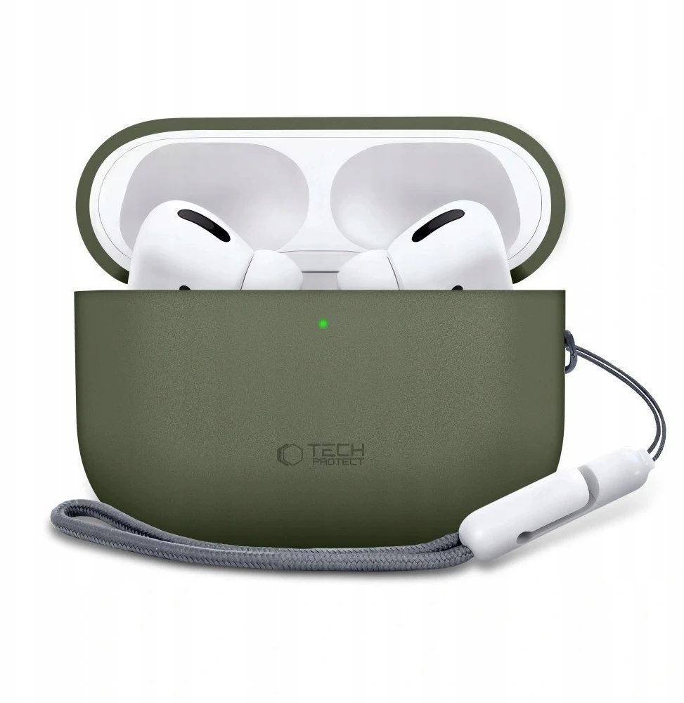 Tech-Protect Silikoninis dėklas for AirPods Pro 3 - Žalias
