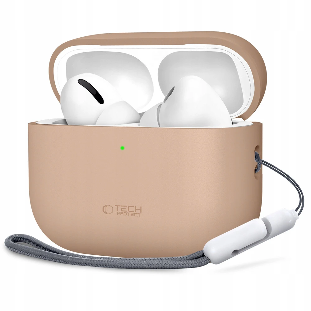 Tech-Protect Silikoninis dėklas for AirPods Pro 3 - rusvai gelsvas