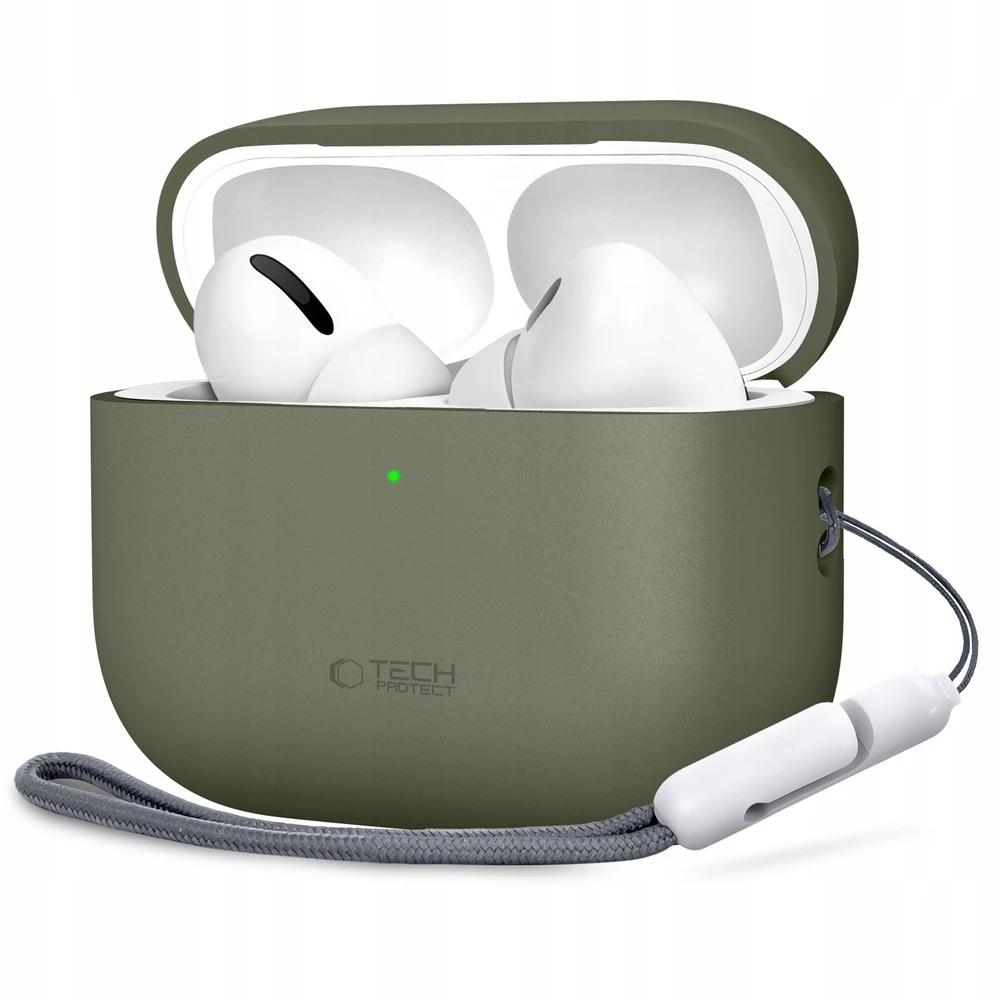 Tech-Protect Silikoninis dėklas for AirPods Pro 3 - Žalias