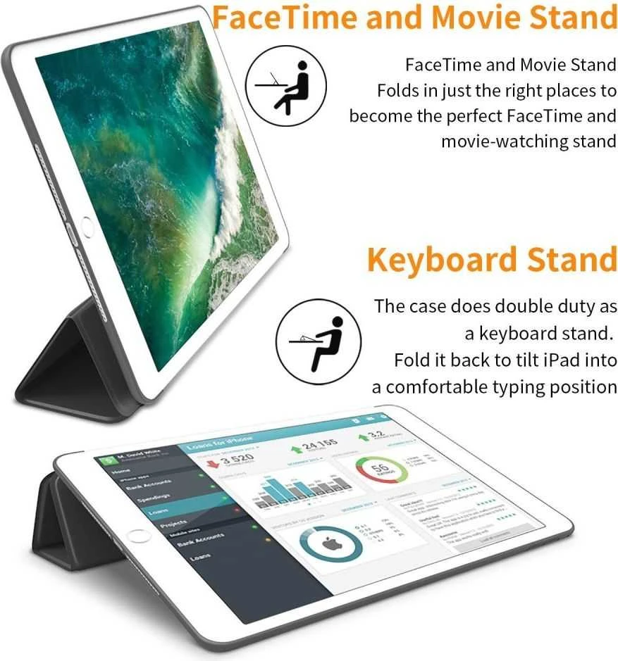 Naudojamas planšetiniame kompiuteryje „Tech-Protect Smartcase“.