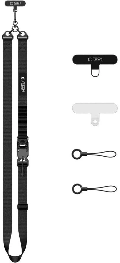Tech-Protect C9S ROPE CROSSBODY Juodas