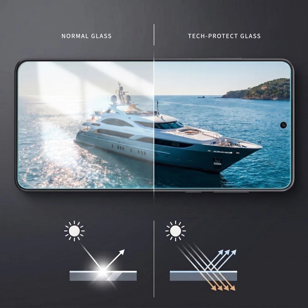 Antirefleksine telefono ekrano apsauga Tech-Protect QUICK SET AR+ Samsung Galaxy S26 ULTRA juodas