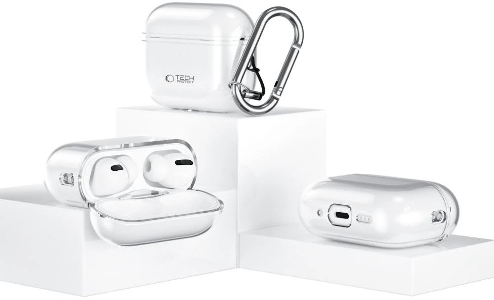 „Tech-Protect FlexAir“ dėklas, skirtas „AirPods Pro“ – skaidrus