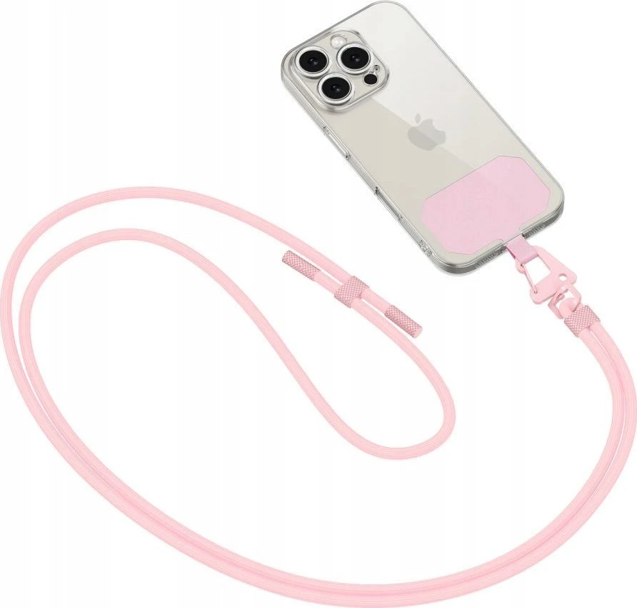 TECH-PROTECT C5S ROPE CROSSBODY STRAP BABY Rožinis