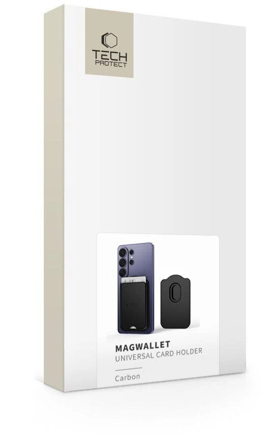 „Tech-Protect CH02 MagWallet MagSafe“ universalus magnetinis dėklas su anglies pluošto korpusu