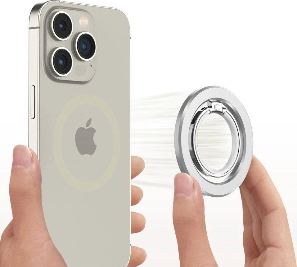 Tech-Protect MMR300 magnetinis laikiklis / ring su MagSafe – sidabrinės spalvos