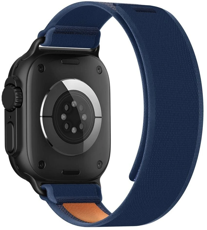 Tech-Protect Elite Elite Apple Watch 8 / 9 / 10 / 11 / SE / Ultra (44 / 45 / 46 / 49 mm) TAMSIAI MĖLYNA/ORANŽINĖ