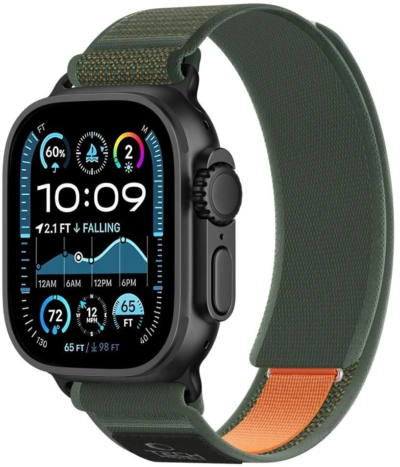 Tech-Protect Elite Elite Apple Watch 8 / 9 / 10 / 11 / SE / Ultra (44 / 45 / 46 / 49 mm) ŽALIAS/ORANŽINIS
