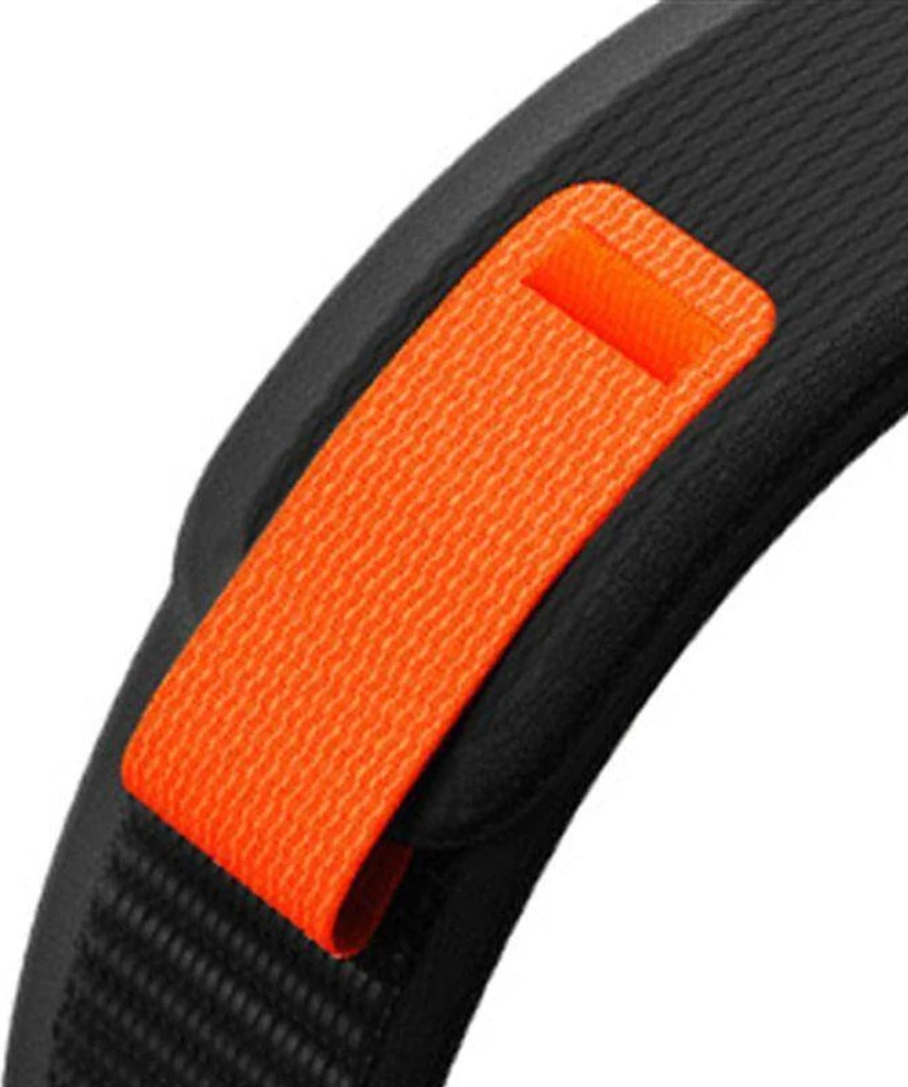 Apyrankė Garmin Fenix 3 / 5X / 3HR / 5X Plus / 6X / 6X Pro / 7X Tech-Protect Nylon oranžinės spalvos – juodos spalvos