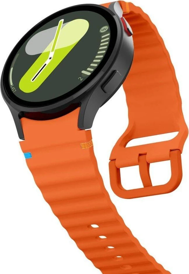 Apyrankė Samsung Galaxy Watch 4 / 5 / 5 PRO / 6 / 7 / FE Tech-Protect silikoninė Sport oranžinis