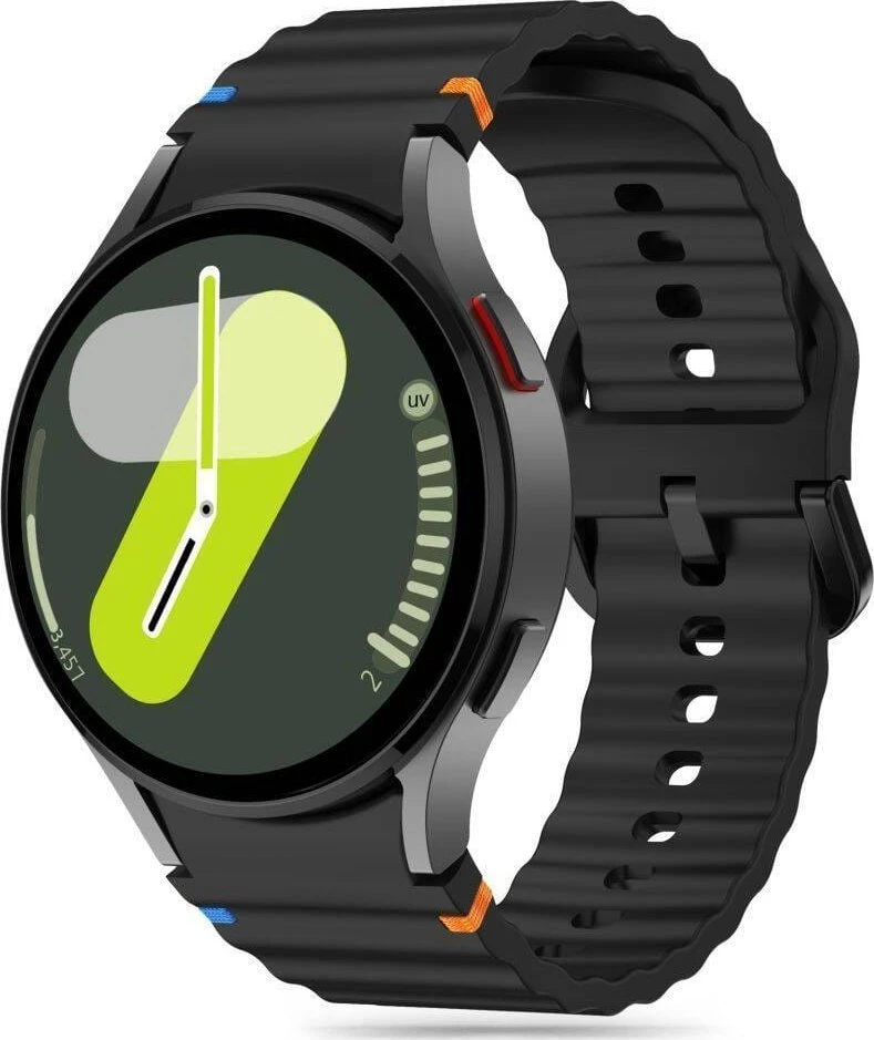 Apyrankė Samsung Galaxy Watch 4 / 5 / 5 PRO / 6 / 7 / FE Tech-Protect silikoninė Sport juodas