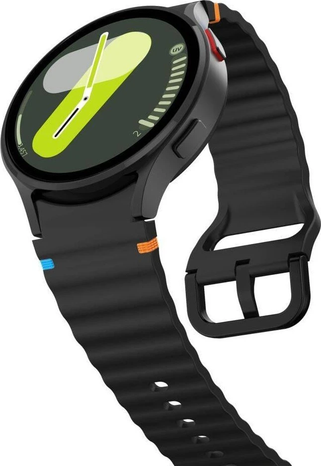 Apyrankė Samsung Galaxy Watch 4 / 5 / 5 PRO / 6 / 7 / FE Tech-Protect silikoninė Sport juodas