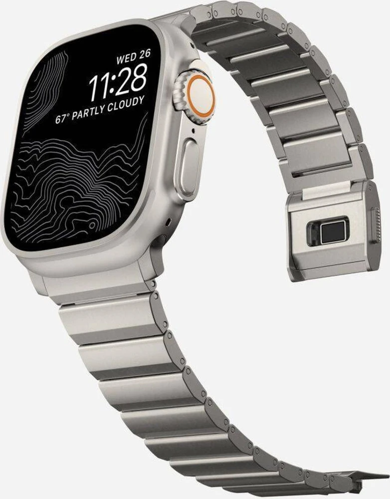 Apyrankė laikrodžiui Apple Watch 4 / 5 / 6 / 7 / 8 / 9 / SE / Ultra 1 / 2 (42 / 44 / 45 / 49 MM) Tech-Protect Steelband Titanium