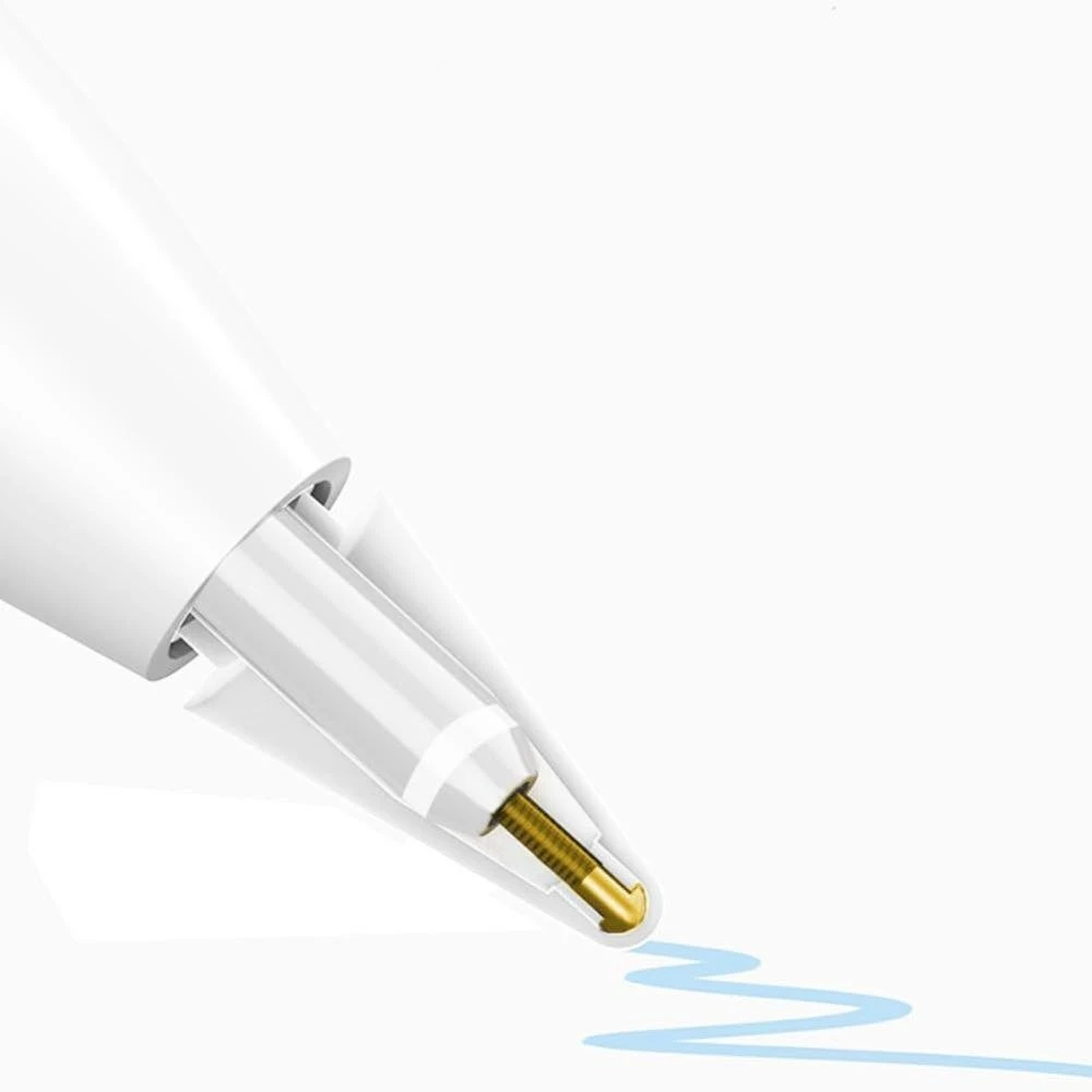 Tech-Protect STYLUS ANTGALIŲ RINKINYS 4 VNT. APPLE PENCIL Baltos spalvos