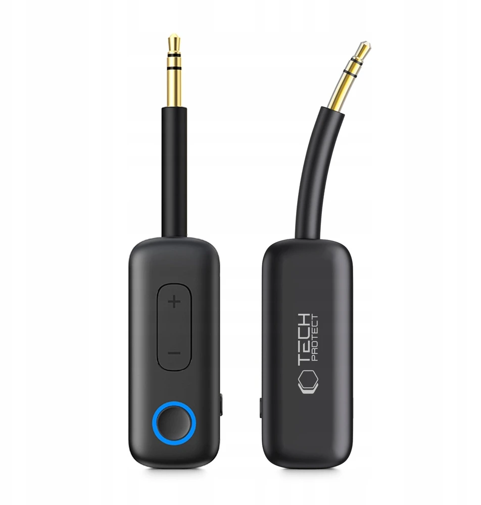Tech-Protect ULTRABOOST AU02 GARSO ADAPTERIS AUX BLUETOOTH 5.4 Juodas