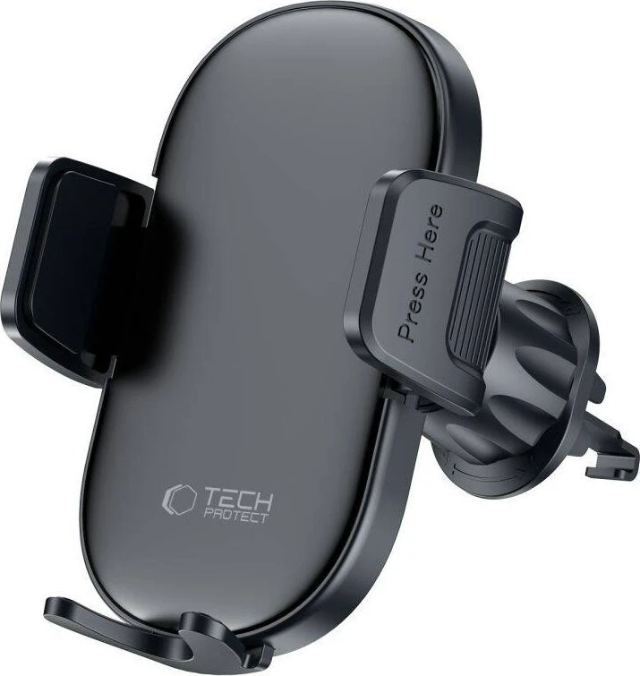 Tech-Protect V7 automobilinis telefono laikiklis for cockpit / air vent – juodos spalvos
