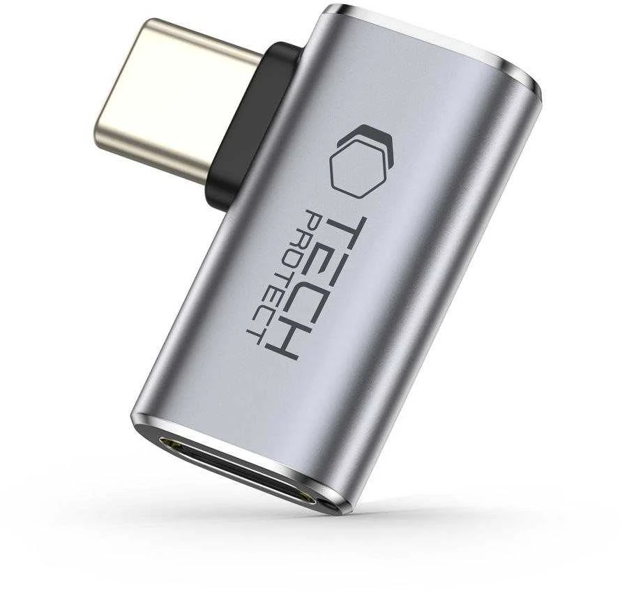 „Tech-Protect Ultraboost AA01“ USB-C kampinis adapteris – pilkas