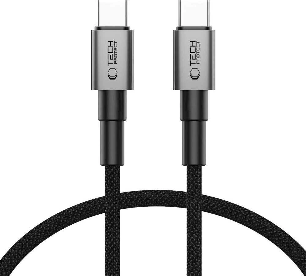 Tech-Protect UltraBoost DNA USB-C PD60W/3A kabelis 50cm – pilkas