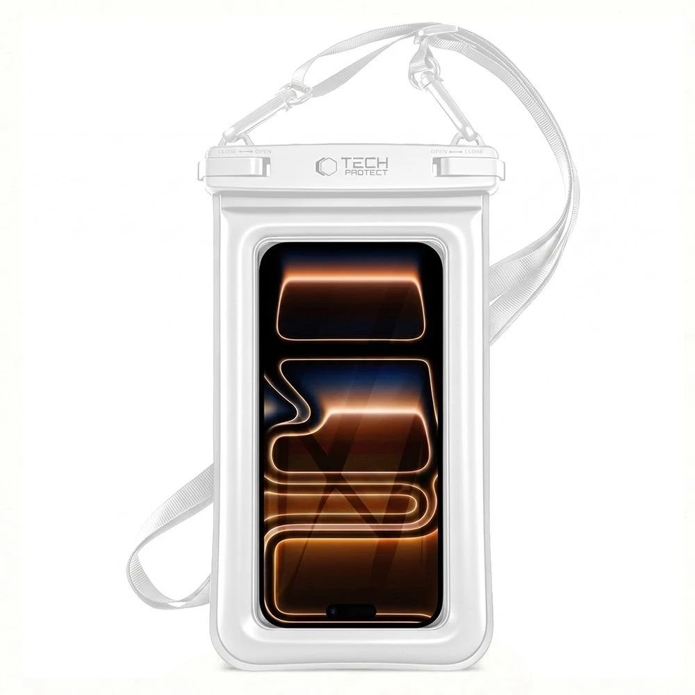 Dėklas Tech-Protect UWC7 6.9" Atsparus vandeniui Case - Baltas