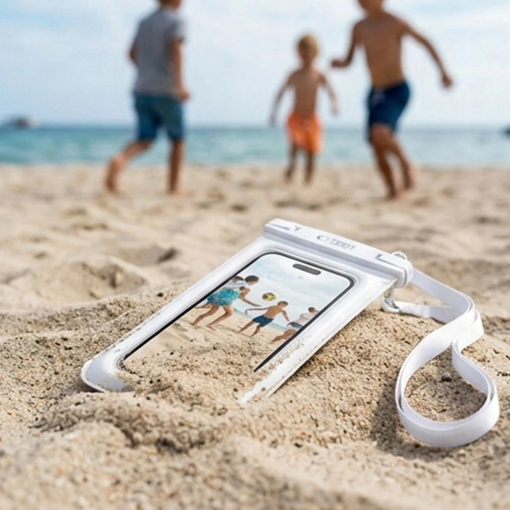 Dėklas Tech-Protect UWC7 6.9" Atsparus vandeniui Case - Baltas