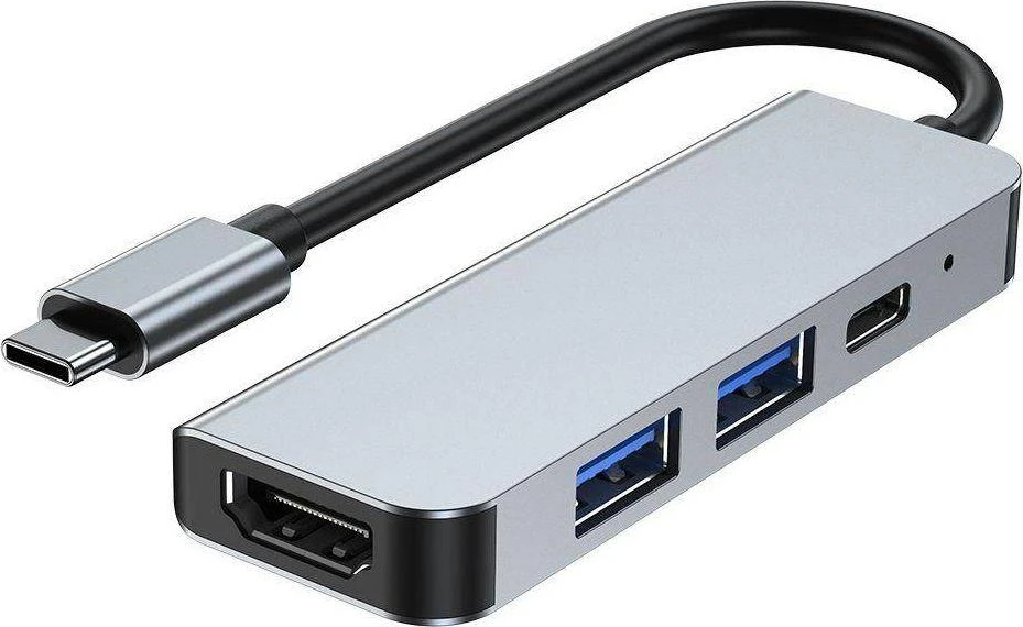 Šakotuvas „Tech-Protect“ USB-C stotis / replikatorius (THP810GRY)