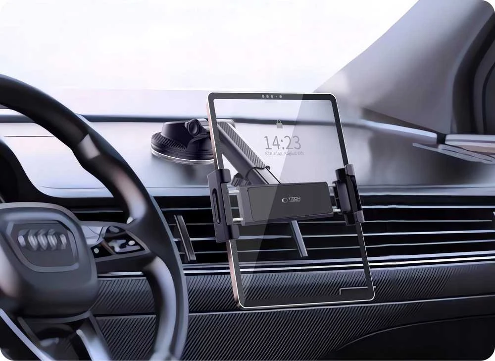 Tech-Protect V4 Car Planšetė Holder for Cockpit Mount - Juodas