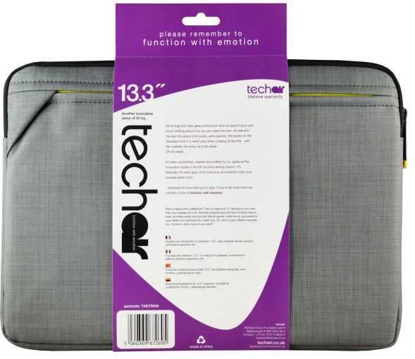 Dėklas TechAir 13.3'' Pilka