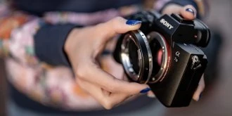 Techart PRO LM-EA9 automatinio fokusavimo bajoneto adapteris - Leica M / Sony E