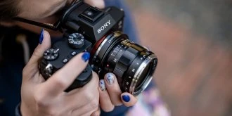 Techart PRO LM-EA9 automatinio fokusavimo bajoneto adapteris - Leica M / Sony E