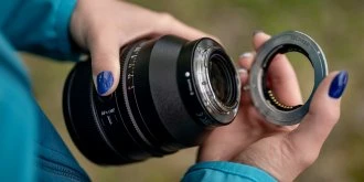 Adapteris - Techart TZE-02 Bajoneto Adapteris Sony E į Nikon Z Autofokusui