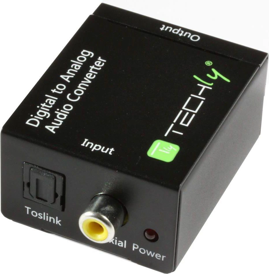 Techly IDATA SPDIF-3 kabelių sąsaja / invertavimo adapteris Multiconnection RCA Juoda