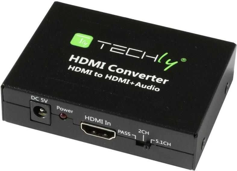 TECHLY 025732 Techly HDMI garso ištraukiklis RCA R/L SPDIF Toslink 2.0 CH / 5.1 CH