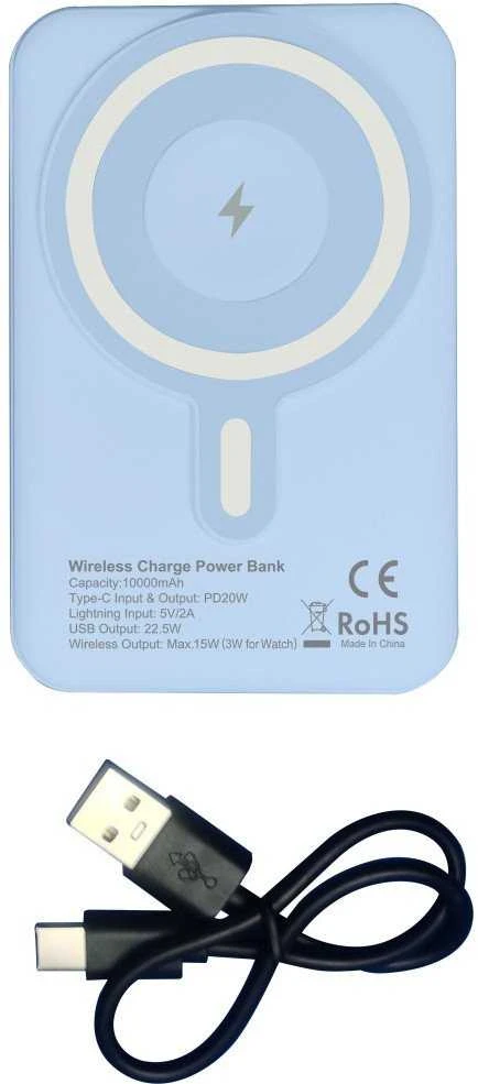Techly I-CHARGE-10LCDBL 10000 mAh maitinimo bankas Mėlyna