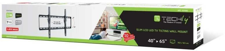 Laikiklis Techly „Intracom EFB Elektronik“ ICA-PLB-161L, 101,6 cm (40"), 165,1 cm (65"), 50 kg, 200 x 200 mm, 600 x 400 mm, Juoda
