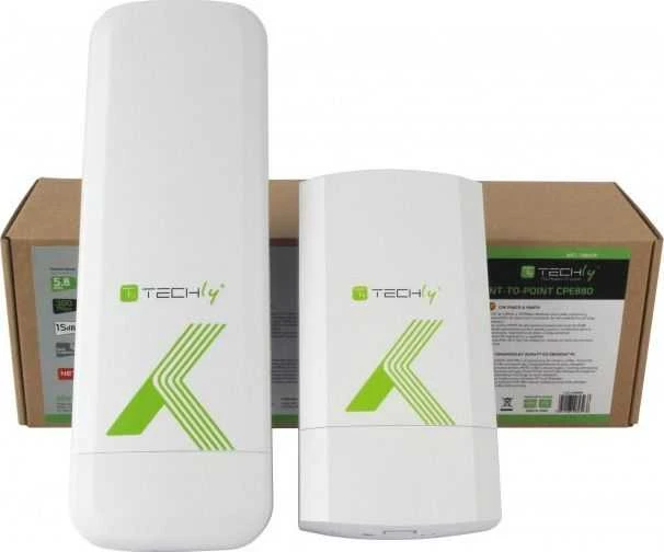 Maršrutizatorius Techly 108446 Outdoor CPE Access Point 8dBi 2.4GHz 300Mbps