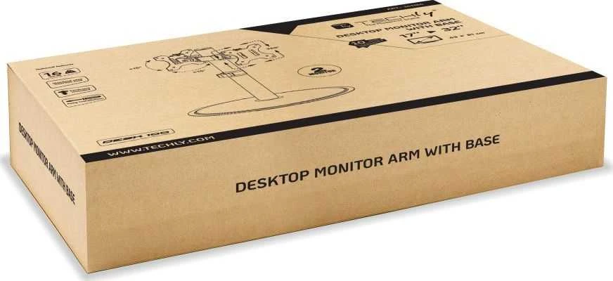 Laikiklis TECHLY Desktop monitoriaus rankena dviems 17-32 monitoriams
