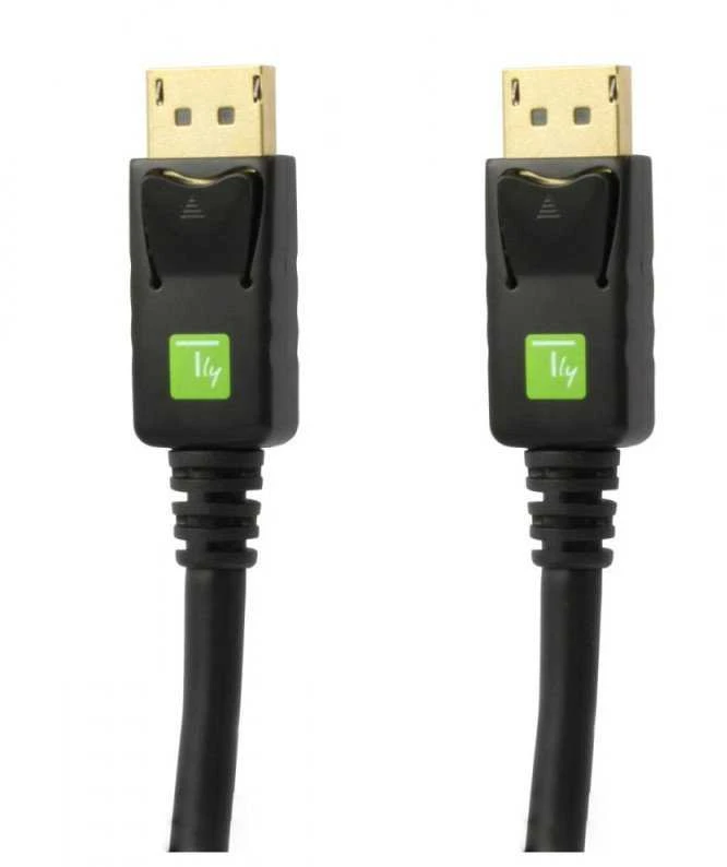 Techly ICOC DSP-A-100 „DisplayPort“ kabelis 10 m Juoda