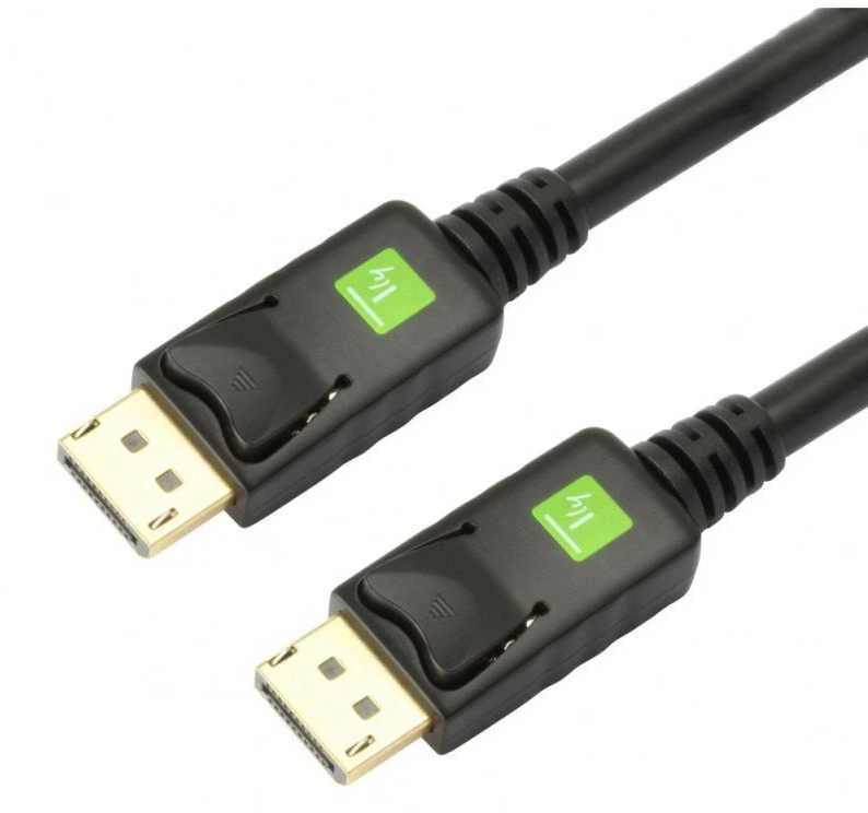 Techly ICOC DSP-A-100 „DisplayPort“ kabelis 10 m Juoda