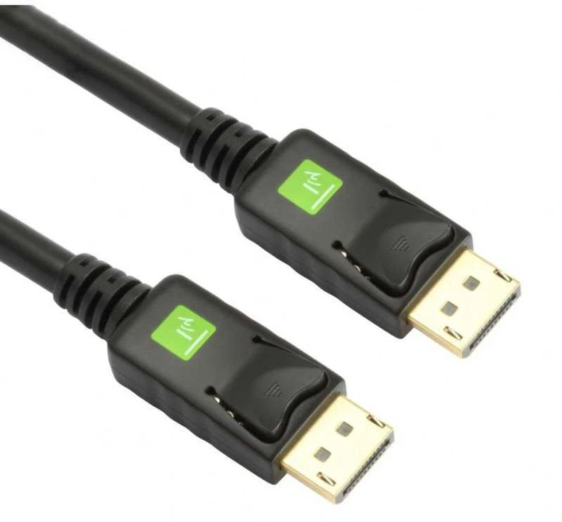 Techly ICOC DSP-A-100 „DisplayPort“ kabelis 10 m Juoda