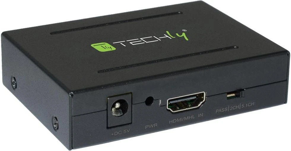 TECHLY 025732 Techly HDMI garso ištraukiklis RCA R/L SPDIF Toslink 2.0 CH / 5.1 CH