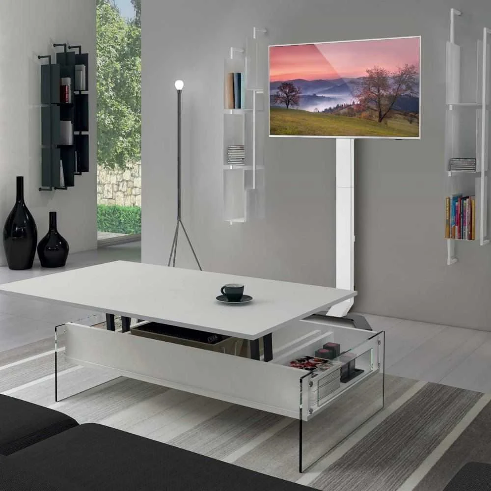 Laikiklis TECHLY Super Slim grindų stovas LCD / LED / plazminiam televizoriui nuo 32 colių iki 70 colių