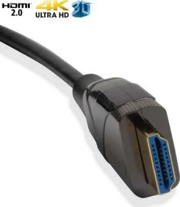 Kabelis Techly HDMI - HDMI optinis 4K 30m juodas (103991)
