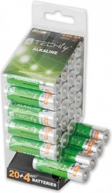 Techly AA baterijų rinkinys 24 vnt. pakuotėje