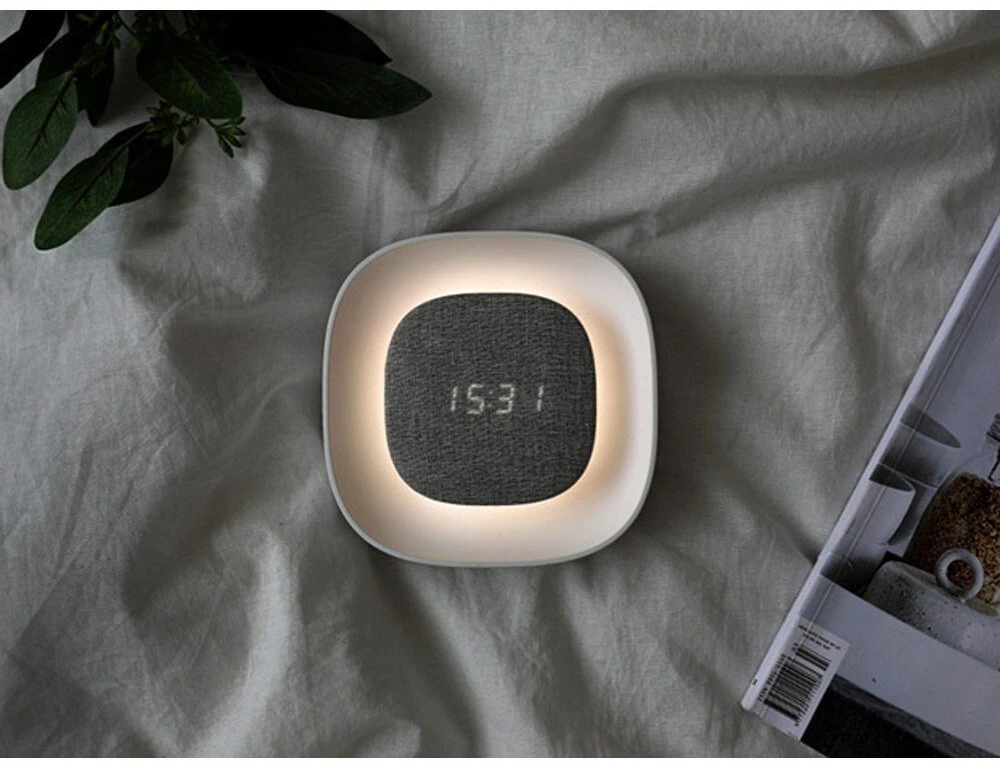 Techly IC-CLOCK-56WH budzik Skaitmeninis Pilka, Baltas