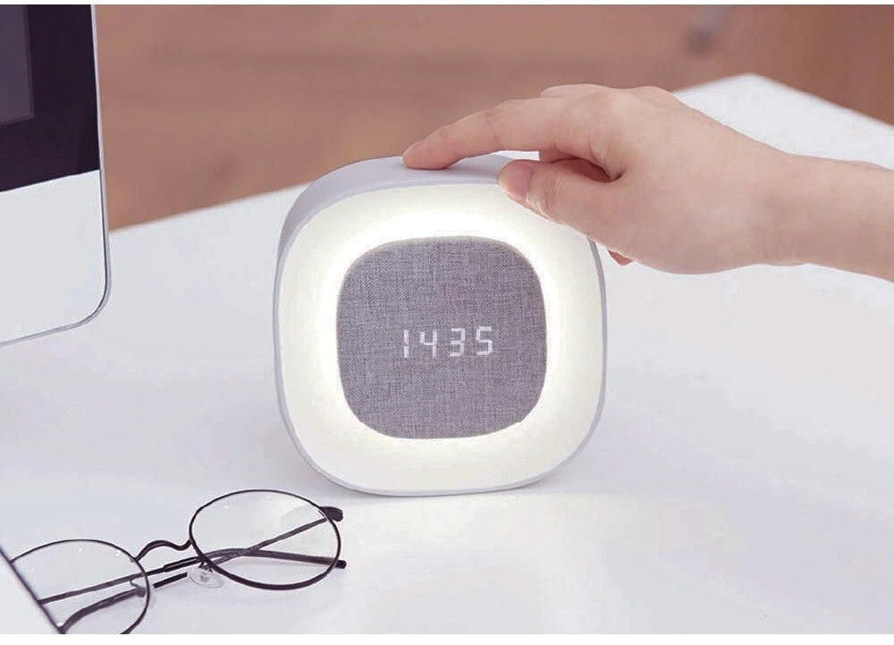 Techly IC-CLOCK-56WH budzik Skaitmeninis Pilka, Baltas